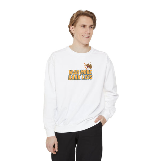 Wag More, Bark Less Crewneck Sweatshirt