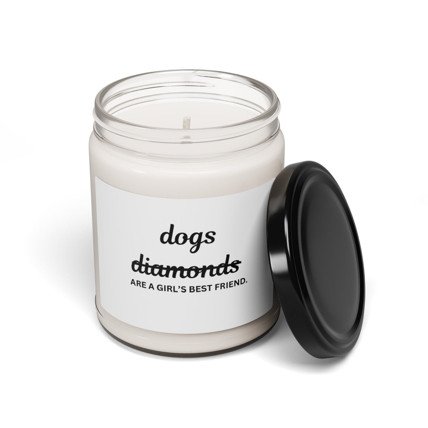 Dogs Are a Girl's Best Frend Candle